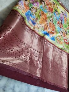 Elegant Ethnic  printed Saree