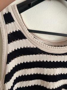 Striped Cropped Tank Top