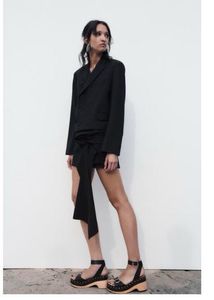 Zara Wool Blend Cropped Blazer