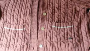 Oversized aesthetic cardigan pink