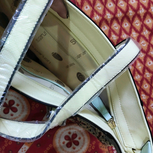 Ice blue handbag