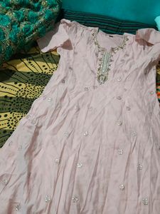 Anarkali Floral Dress Lengish With Duptta