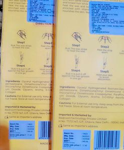 Combo Of Two Sanfe Wax Strips Packs Total 40strips