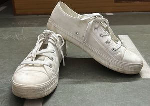 White Canvas Sneakers