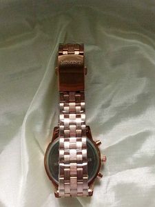 Rose Gold Watch with Stones And A Silver One