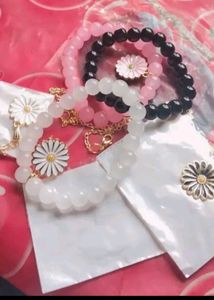Dainty Daisy Bracelet &amp; Necklace Combo