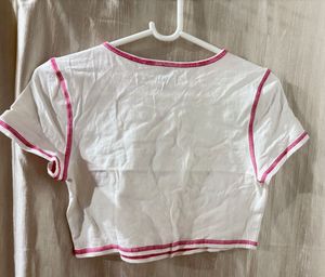 Butterfly Graphic Crop Top