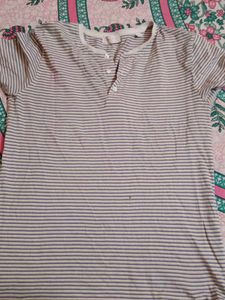 Striped Henley T-Shirt