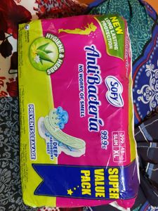 : Sofy Anti Bacteria Extra Long Sanitary Pads - Slim (Pack of 48 Pads)
