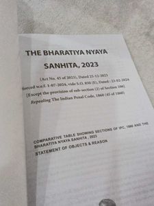 Bharatiya Nyaya Sanhita, 2023