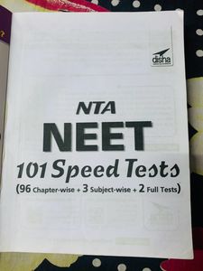 NTA NEET 101 Speed Tests