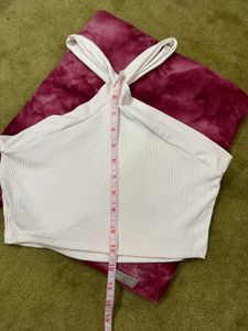 Halter Neck Crop Tank Top