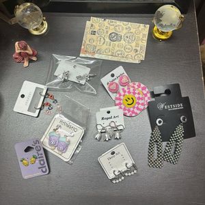 8 Cute Earring Bundle (branded korean )fixed price