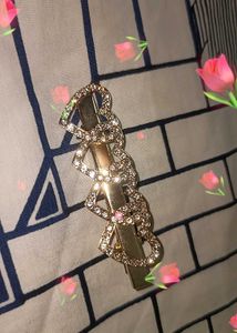 Heart Rhinestone Hair Clip