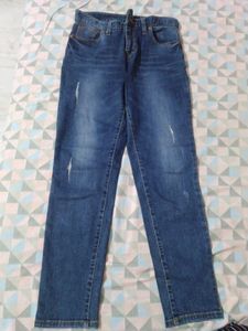 Blue Straight Fit Jeans
