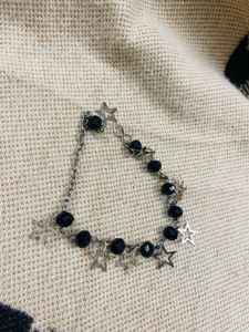 Star &amp; Bead Charm Bracelet