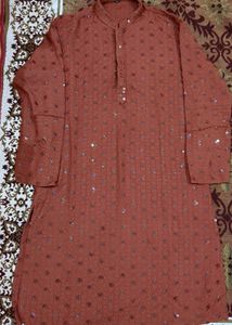 Embroidered Kurta Set for men