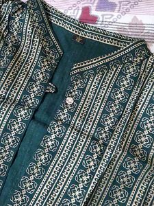 Summer Special Green Colour With Koti Gown