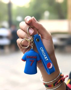New Dhoni Cricket India Jersey Keychain