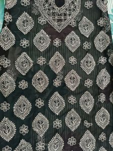 Chickenkari Black Kurta