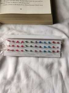 Pack of 18 pairs small studs / Resin Stud Earring