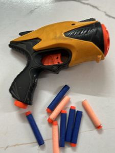 Gun With Bullets , Retractable Trigger