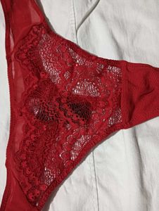 Red Lace Thong🔥