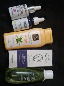 Skincare Bundle: Serums, Sunscreen & Toner