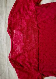 Bodycon Pink Lace Dress