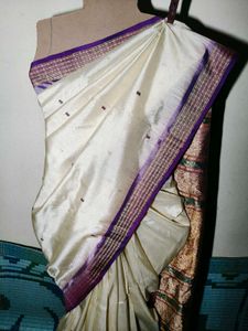 Cream Colour Saree