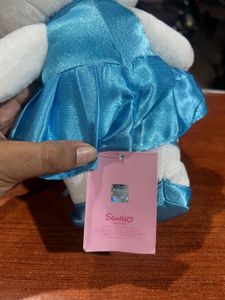 Hello Kitty Plush Doll in Blue Dress