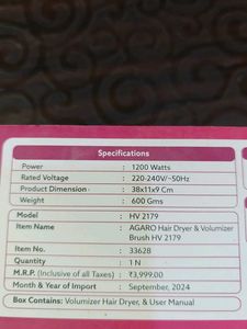 Agaro Hair Dryer Volumizer