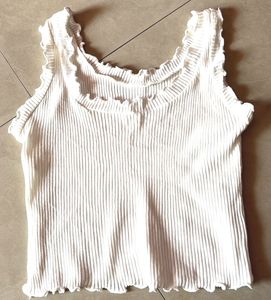 White Crop Top