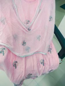 Beautiful Fully Embroidered Pink,Moti,Pearl Suit.❤