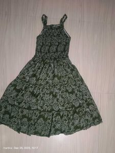 Green Floral Sundress