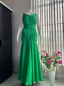 Vintage Emerald Green Formal Dress