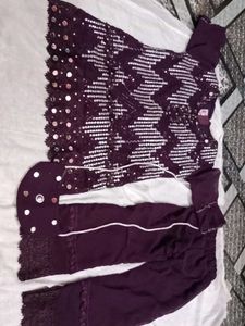 New Baby Top and Pant Set with Purse