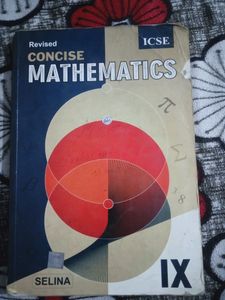 Selina Consise Mathematics Book Class 9th Icse Second Hand Book