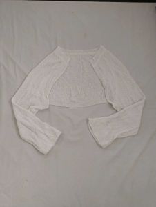 White Knit Bolero Shrug