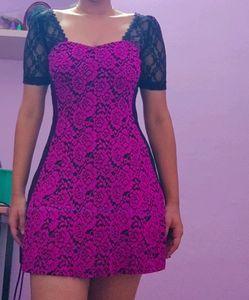 Aesthetic Pink &amp; Black Dress🖤💕