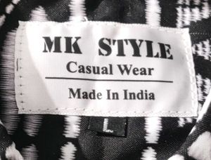 Patterned Short Sleeve Shirt