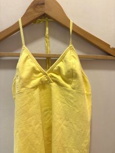 Beautiful Yellow Halter Top