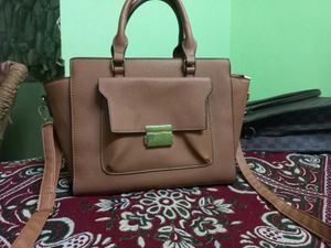 Brown Satchel Handbag