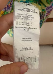 Vero Moda Floral Print Pure Cotton Top