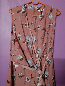 Floral Print Sleeveless Dress