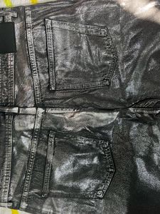 Metallic Silver Pants