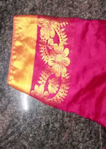 A Super Pink Occasional Wear With Stiched Blouse