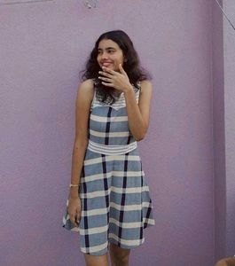 🩵Plaid Sleeveless Dress✨