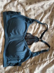 blue Lace Sports Bra