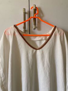 White Relaxed Fit Kurti
